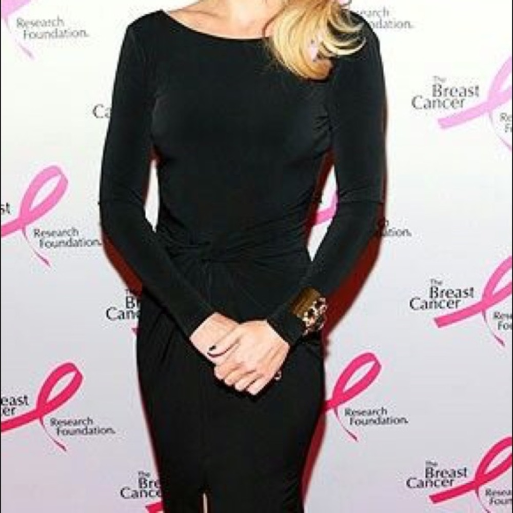 Ann Taylor Black dress - Kate Hudson. Floor length